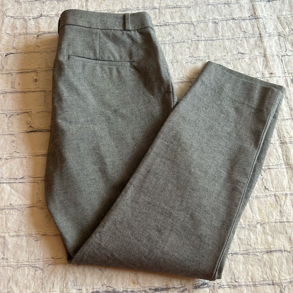 BANANA REPUBLIC SLOAN GREY TEXTURED MADE IN JORDAN TROUSER PANTS WOMEN’S SIZE 10